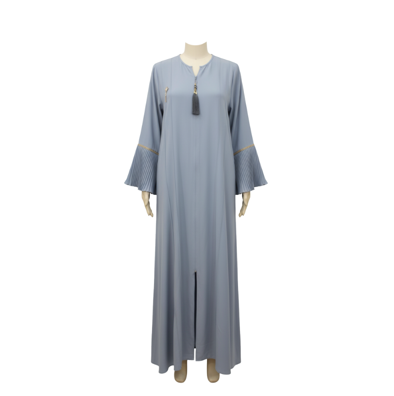 Abaya Fluide Grise